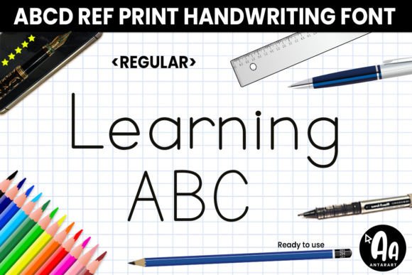 Abcd Ref Regular: The Practical Font for Educational Design