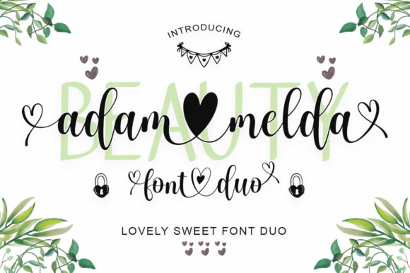 Adam Melda Lovely: A Font Pairing for Chic, Cheerful Designs