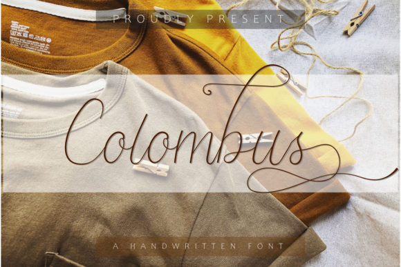 Colombus: The Handwritten Font for Modern Branding
