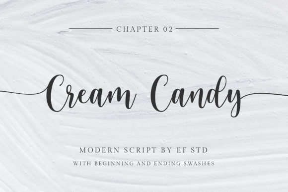 Cream Candy: A Modern Script for Elevated Design