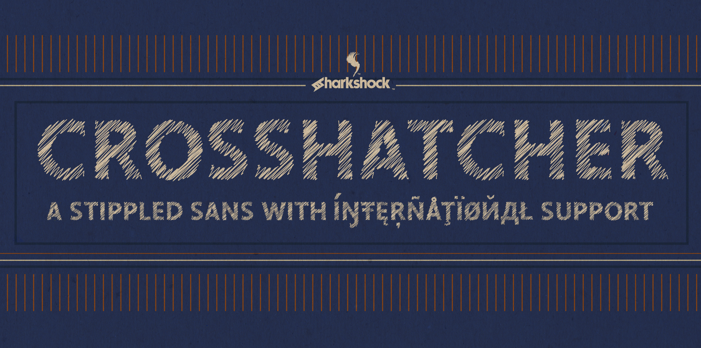 Crosshatcher: The Bold Sans That's More Than Scribbles
