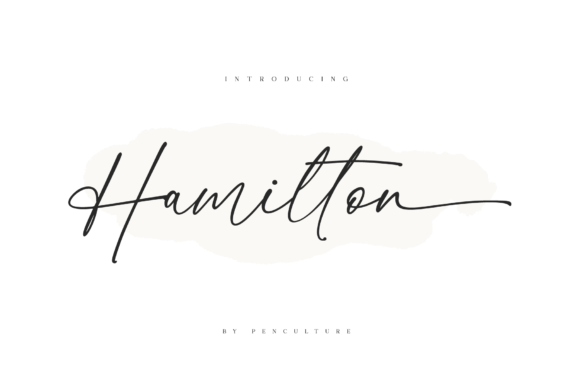 Hamilton: Modern Calligraphy for Elegant Branding