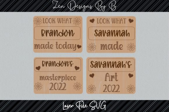 Look What I Made Magnet Bundle Laser SVG: A Crafter's Dream Design
