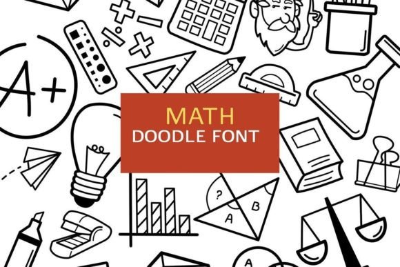 Math Doodle: A Creative Font for Engaging Designs