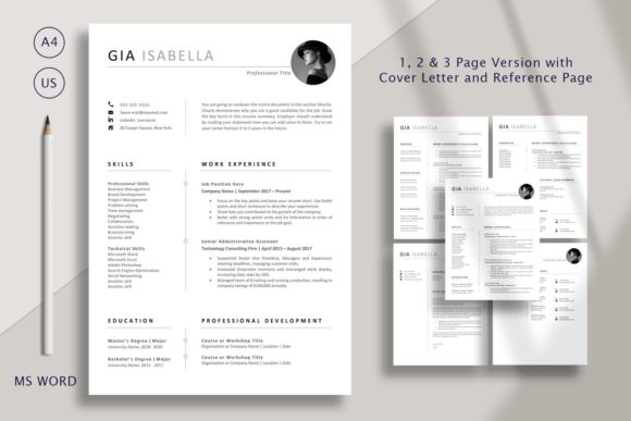 Minimalist Resume Template, Cv Template: A Guide to Clean Design