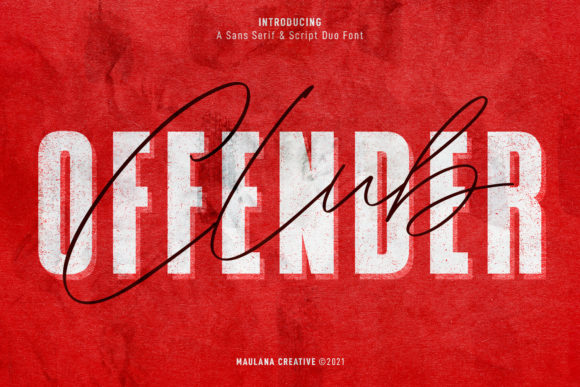 Offenders Club Duo: A Typeface Built for Bold Branding