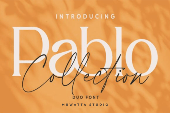Pablo Duo: Blending Script and Serif for Timeless Elegance