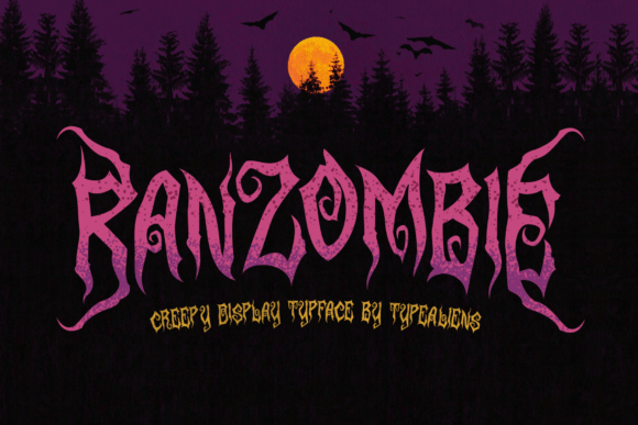 Ranzombie: Crafting Eerie Atmospheres with a Premium Font