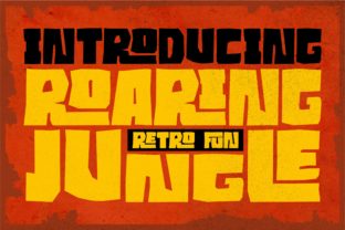 Roaring Jungle: A Vintage Font with Modern Impact