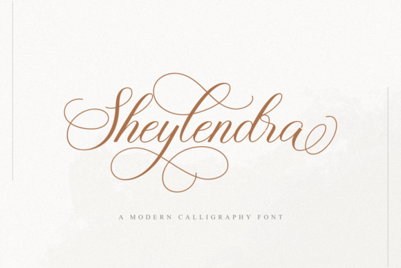 Sheylendra: A Modern Calligraphy Font That Makes Your Designs Stand Out