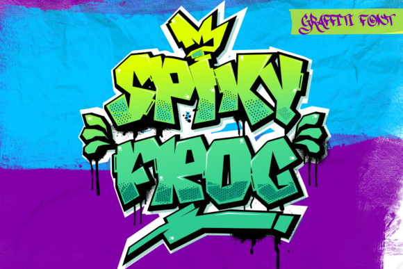 Spiky Frog: A Display Font with Attitude