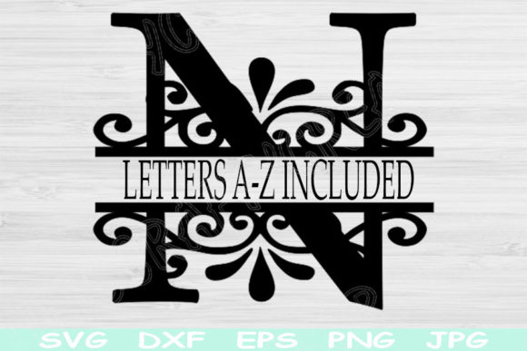 Split Monogram Alphabet SVGs: Elevate Your Crafting Projects
