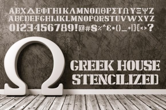 Stencilized: The Greek Font Built for Bold Collegiate Design