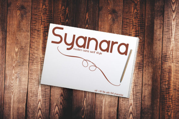 Syanara: The Modern Sans Serif Font for Clean Design