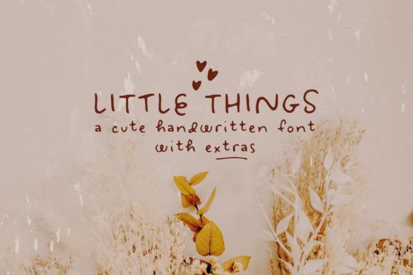 The Charm of Little Things: A Handwritten Font for Authentic Projects