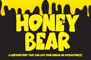 Unleash Playful Charm: Designing with the Honey Bear Typeface